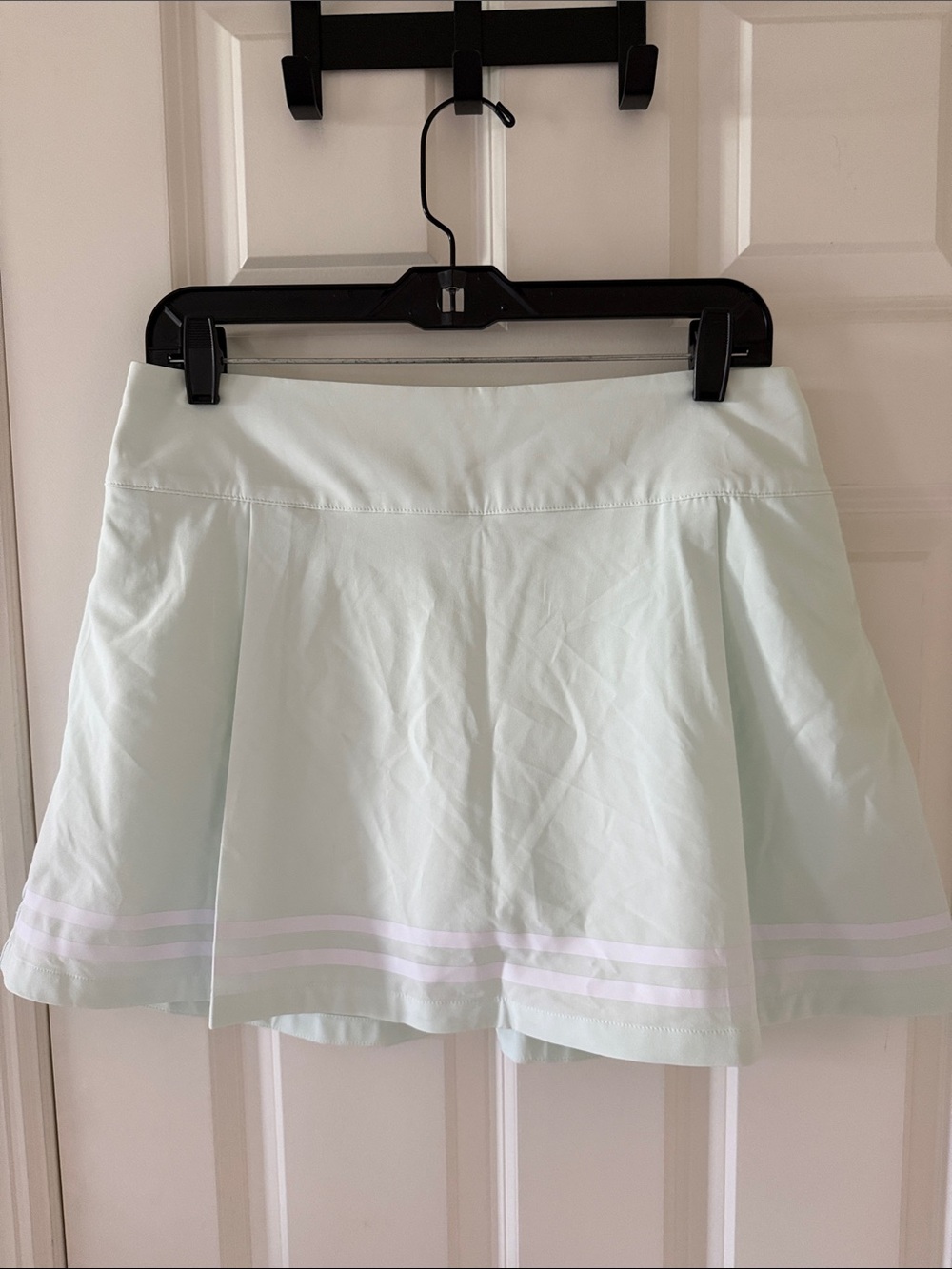 CALIA by Carrie Underwood Pale Mint Skort with White Hem Stripes